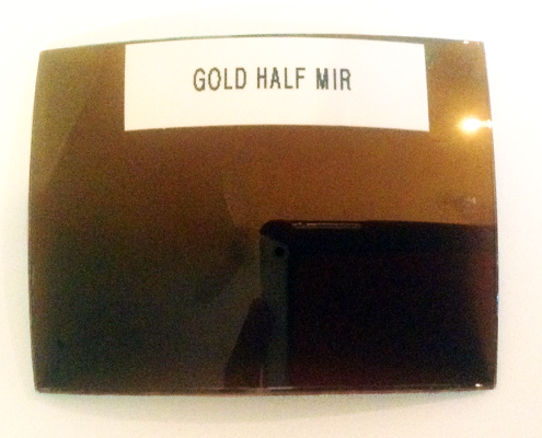 Mirror Coating Lenses: Gold Half Color