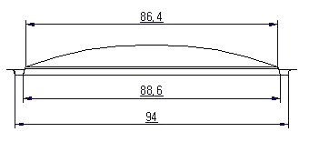 PVA Polarized Formed Film - Diameter Side